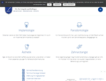 Tablet Screenshot of dr-lingohr.de